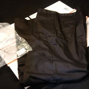 Black new McDonald's work pants
